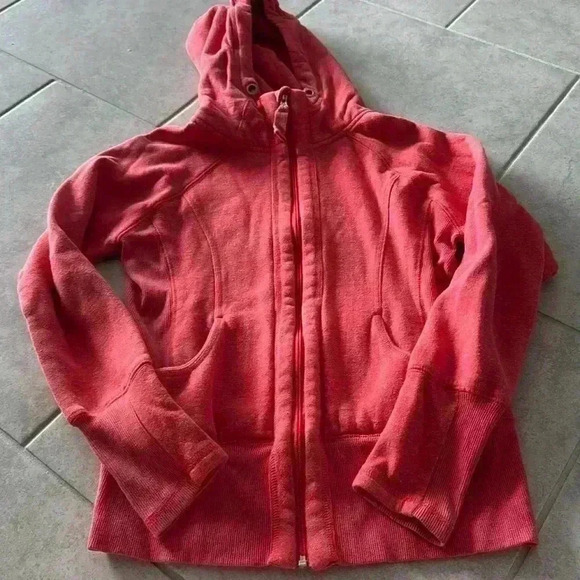 Jackets & Blazers - Orange-Red Hoodie Jacket